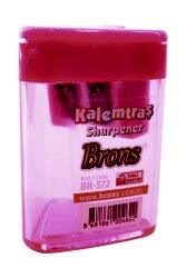 Brons Üçgen Hazneli Kalemtıraş Br-572 - Brons