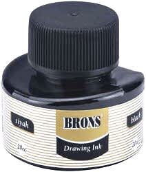 Brons Çini Mürekkebi Siyah - Brons