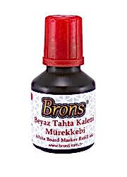 Brons Tahta Kalemi Mürekkebi Kırmızı 30 cc Br-352 - Brons