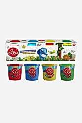 Bu-Bu Oyun Hamuru 4'lü + Brons Oyun Hamuru Kalıbı Seti - 11