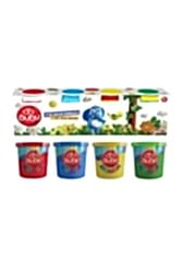 Bu-Bu Oyun Hamuru 4'lü + Brons Oyun Hamuru Kalıbı Seti - 5