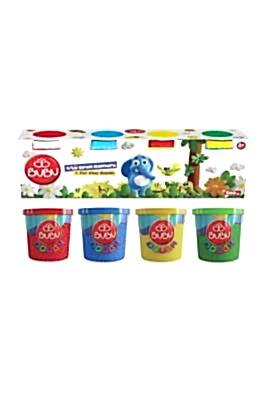 Bu-Bu Oyun Hamuru 4'lü + Brons Oyun Hamuru Kalıbı Seti - 5