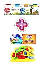 Bu-Bu Oyun Hamuru 4'lü + Brons Oyun Hamuru Kalıbı Seti - Bu-Bu