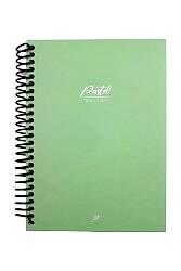 Dilman Spiralli Kareli Sert Kapak Defter 120 Yaprak 16 x 22 cm - Dilman