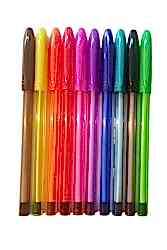 Dosy 10'lu Tükenmez Kalem + Kraf 5'li Fosforlu Kalem Seti - 3