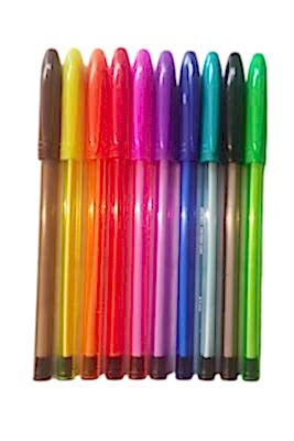 Dosy 10'lu Tükenmez Kalem + Kraf 5'li Fosforlu Kalem Seti - 3