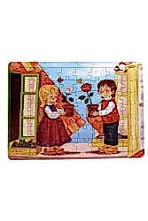 Kırtasiye Ofisi Hikayeli Yapboz Puzzle 30 X 40 Cm Gül - Kırtasiye Ofisi