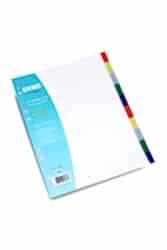 Exxo 1-10 Renkli Seperatör Dosya Ayracı Ts 110 - Exxo