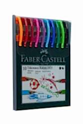 Faber Castell 1425 Tükenmez Kalem 10'lu Poşet - Faber Castell