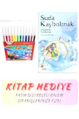 Fatih 12'Li Keçeli Kalem & Suda Kaybolmak Kitap Hediyeli - 1