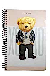 Gıpta 120 Yaprak Çizgili Xoxo Sert Kapak Spiralli Defter 17 x 24 cm - Gıpta