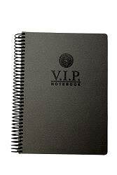 Gıpta A4 140 Yaprak Çizgili Vıp 1080 Spiralli Suni Deri Defter - Gıpta