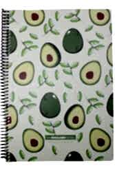 Gıpta A4 Avocado 80 Yaprak Çizgili Spiralli Karton Kapak Defter Avocado Yaprak 5819 - Gıpta