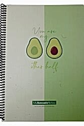 Gıpta A4 Avocado 80 Yaprak Çizgili Spiralli Karton Kapak Defter You Are My Other Half 5819 - Gıpta