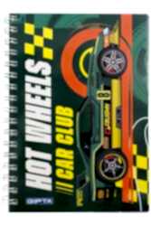 Gıpta A6 5395 Hot Wheels 80 Yaprak Spiralli Bloknot - Gıpta