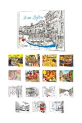 Gürmat 15 Yaprak Lüks Resim Defteri 35 x 50 cm - Gürmat