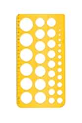 Hatas Daire Şablonu Büyük 1 - 36 mm 02272 - Hatas