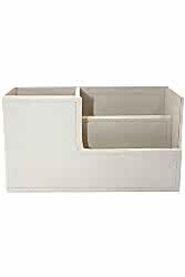 İnn Design Beyoğlu Serisi Deri Organizer Kalemlik Dokulu Krem Dd-1244 - Inn Design