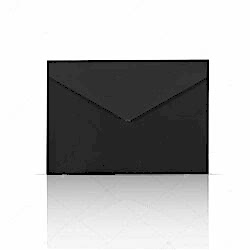 Kare Siyah Renkli Zarf 120 gr 13 x 18 cm - Kare