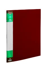 Kraf Kırmızı Sunum Dosyası 40 Yaprak - Kraf