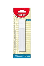 Maped Geniş Maket Bıçağı Yedeği 10'lu Tüp 640721 - Maped