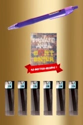 Mikro 0.7 Versatil Kalem + Tombow 6'lı 0.7 Kalem Ucu Seti (A5 Defter Hediye) - 7