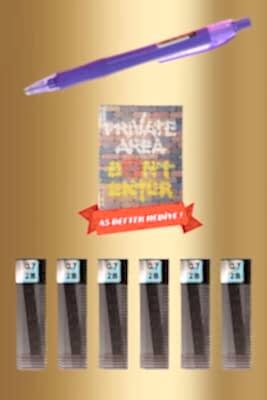 Mikro 0.7 Versatil Kalem + Tombow 6'lı 0.7 Kalem Ucu Seti (A5 Defter Hediye) - 4