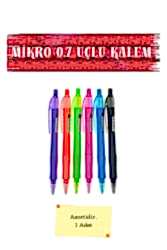 Mikro 0.7 Versatil Kalem + Tombow 6'lı 0.7 Kalem Ucu Seti (A5 Defter Hediye) - 6