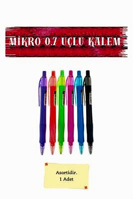 Mikro 0.7 Versatil Kalem + Tombow 6'lı 0.7 Kalem Ucu Seti (A5 Defter Hediye) - 3