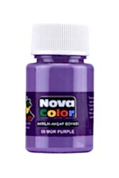 Nova Color Akrilik Boya Mor Şişe Nc-177 - Nova Color