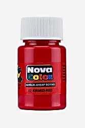 Nova Color Akrilik Boya Kırmızı Şişe Nc-170 - Nova Color
