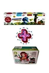 Nova Color Parmak Boyası 25 ml 6'lı + Bu-Bu 4'lü Oyun Hamuru Seti - 10