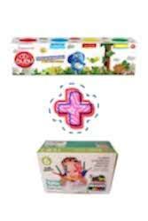 Nova Color Parmak Boyası 25 ml 6'lı + Bu-Bu 4'lü Oyun Hamuru Seti - 4