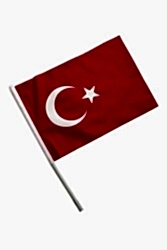 Sopalı Türk Bayrağı - Vatan