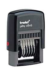 Trodat 4846 6 Hane Numaratör 4 mm - Trodat